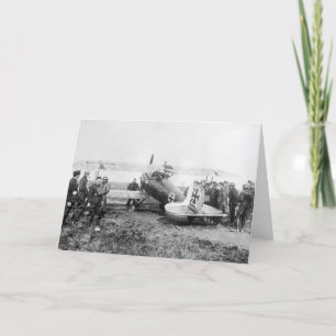 WW1 German Fighter Plane, 1910s Card