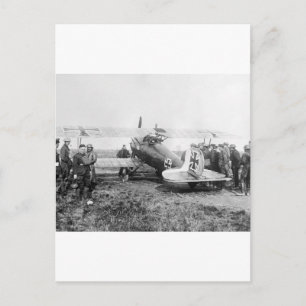 WW1 German Fighter Plane, 1910s Postcard