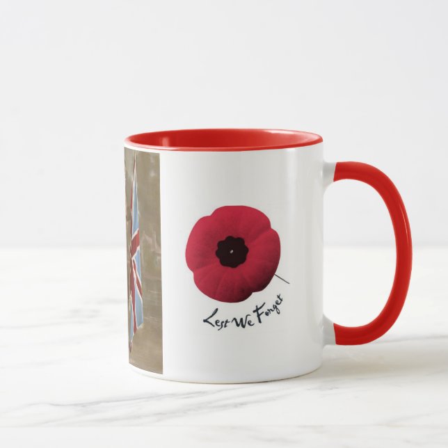 WW1 Tribute Mug. We will remember them Mug (Right)