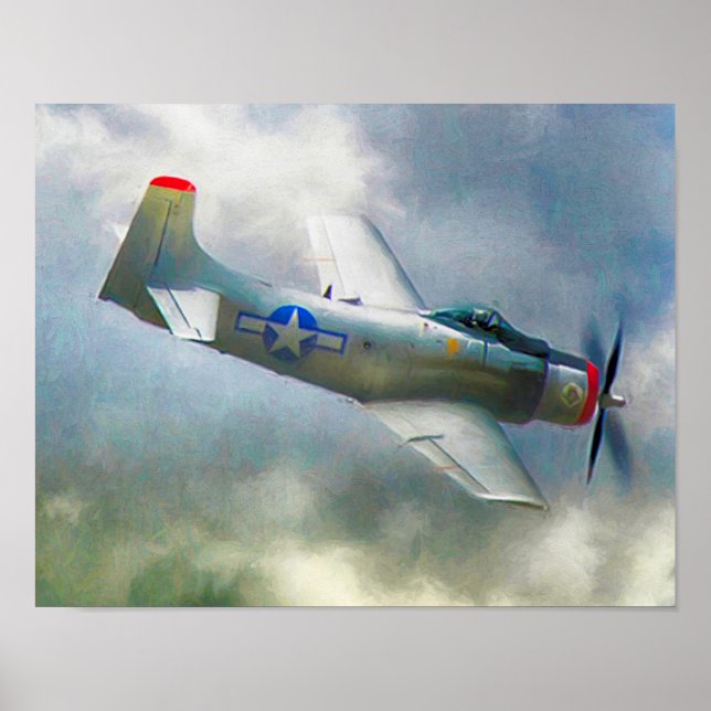 WW2 Aircraft AIR FORCE RAIDERS Poster (Front)