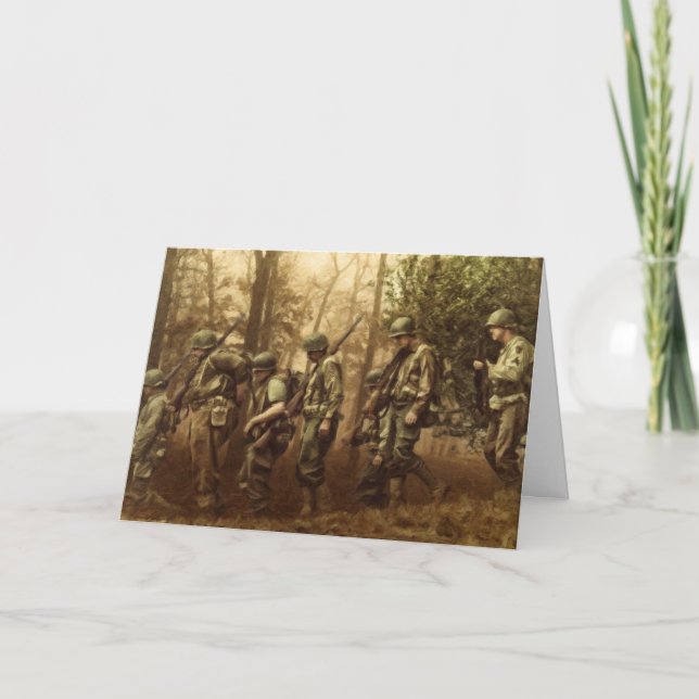 WW2 Allied Forces Holiday Card (Front)