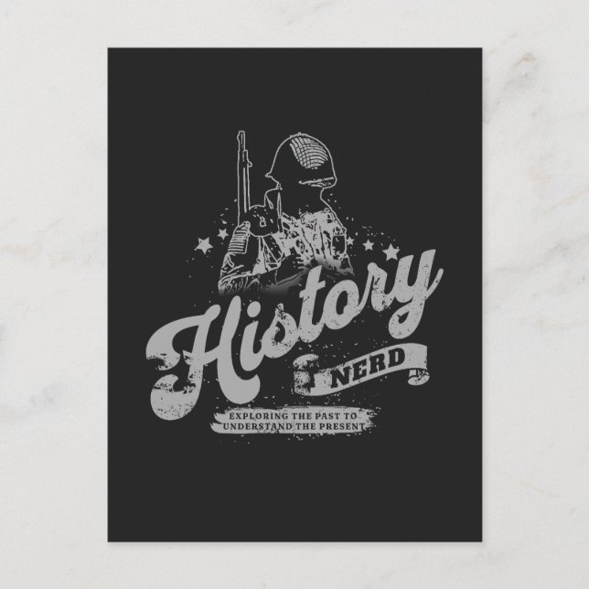 WW2 History Nerd Postcard (Front)