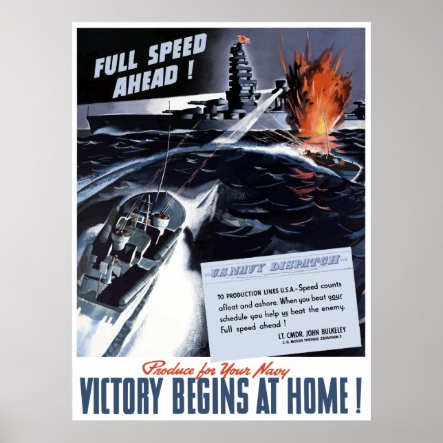 WW2 Navy Poster (Front)