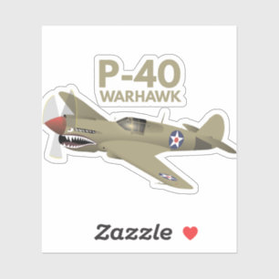 WW2 P-40 Warhawk Aeroplane