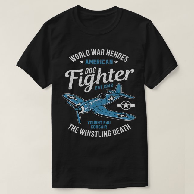 WW2 Planes Warbirds Warplanes F4U Corsair  T-Shirt (Design Front)