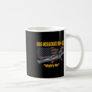 Ww2 Ship & Korean War Uss Missouri Battleship Coffee Mug