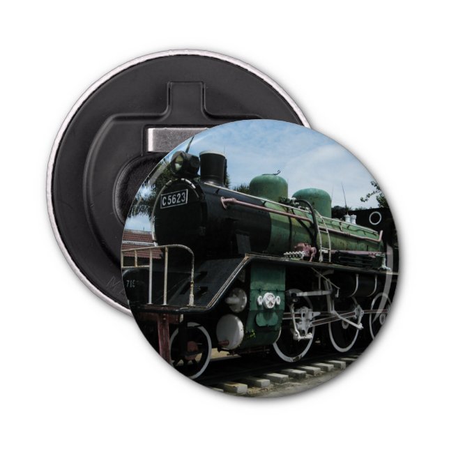 WW2 Steam Train at the River Kwai Bridge Bottle Opener (Front)