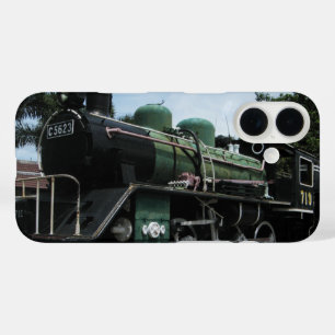 WW2 Steam Train at the River Kwai Bridge iPhone 16 Case