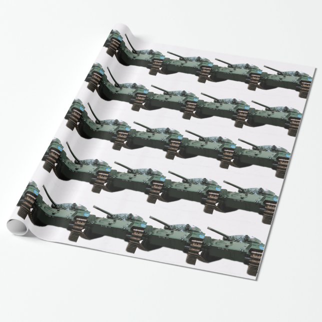 WW2 Tank Wrapping Paper (Unrolled)