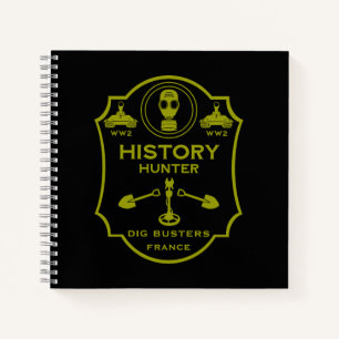 WW2 Trench Battlefield Metal Detecting Club Notebook