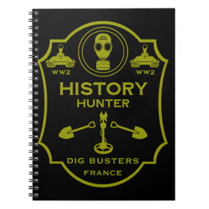 WW2 Trench Battlefield Metal Detecting Club Notebook