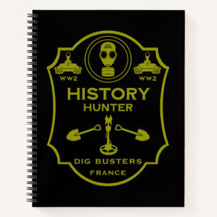 WW2 Trench Battlefield Metal Detecting Club Notebook