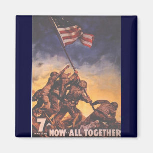 WW2 USMC 9 MAGNET