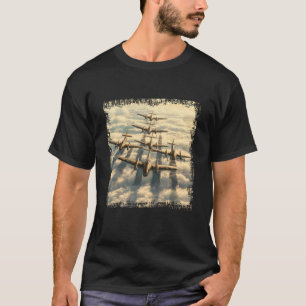 WW2 Warplanes Tshirt B-17 P51 Mustang F4U Corsair