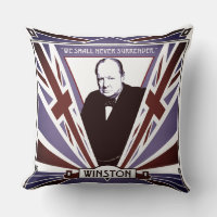 WW2 Winston Churchill Art Deco style Union Jack