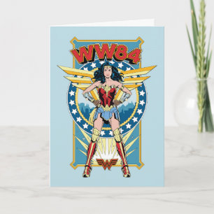 WW84   Mr. Retro Comic Wonder Woman Character Badg Card