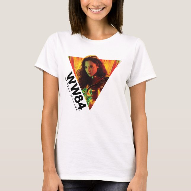 WW84 | Red-Orange Wonder Woman Kaleidoscope T-Shirt (Front)
