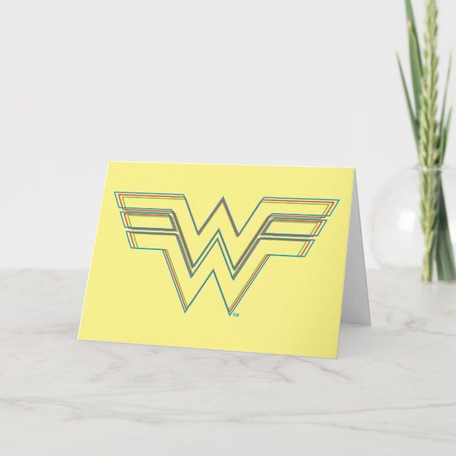 WW84 | RGB Split Wonder Woman Logo Card (Front)