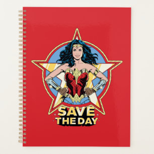 WW84 Save The Day Wonder Woman Retro Comic Art Planner