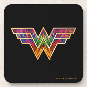 WW84   Wonder Woman Kaleidoscope Logo Coaster