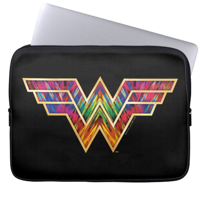 WW84 | Wonder Woman Kaleidoscope Logo Laptop Sleeve (Front)