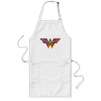 WW84 | Wonder Woman Kaleidoscope Logo Long Apron