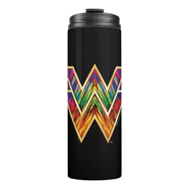 WW84 | Wonder Woman Kaleidoscope Logo Thermal Tumbler (Front)