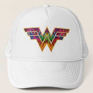 WW84 Wonder Woman Kaleidoscope Logo Trucker Hat