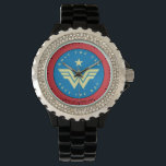 WW84 | Wonder Woman Only You Can Save The Day Watch<br><div class="desc">Wonder Woman (1984) | The Wonder Woman logo in a badge featuring the words "Only You Can Save The Day".</div>