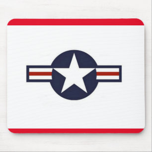 WW 2 United States Air Force Aircraft Insignia Mouse Pad