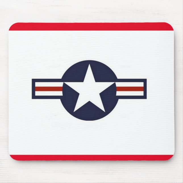 WW 2 United States Air Force Aircraft Insignia Mouse Pad (Front)