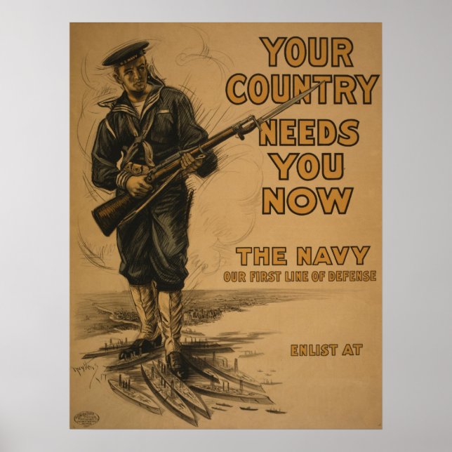 WW I Your Country Needs You Poster (Front)