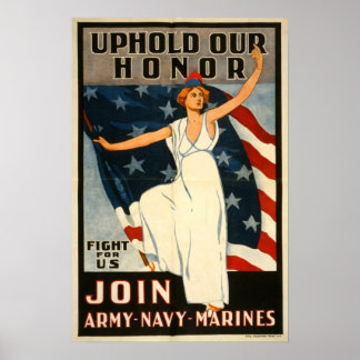 WWI American recruiting poster