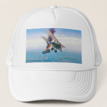 WWI Biplane Military Aviation Cap