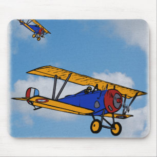 WWI Fighter Planes Mouse Pad