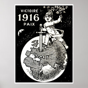 WWI French Victory Poster