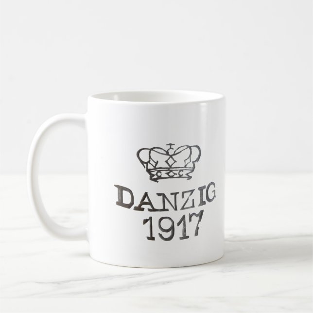 WWI German Gewehr 98 rifle proofmark "Danzig" Coffee Mug (Left)