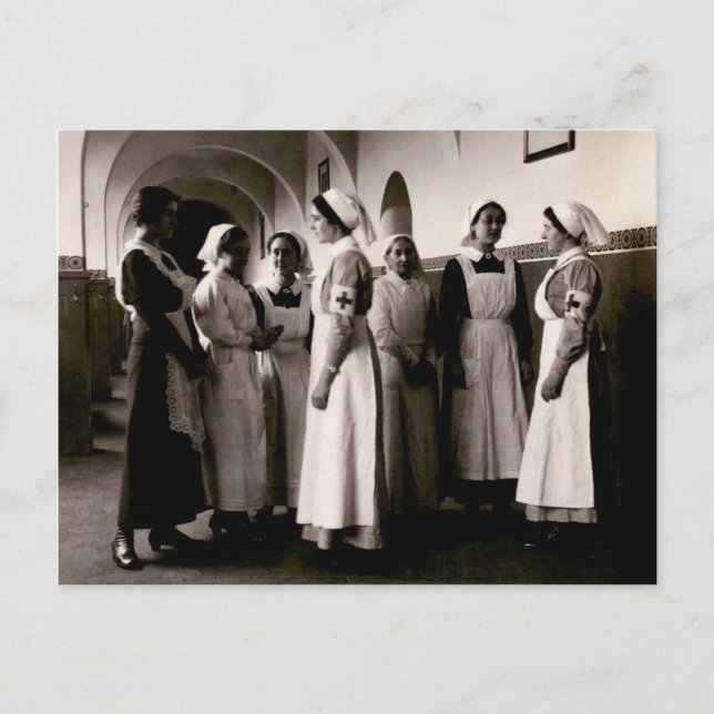 WWI German Nurses Postcard (Front)