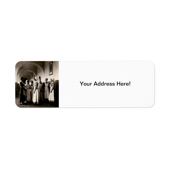 WWI German Nurses Return Address Label (Front)