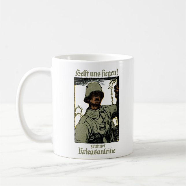 WWI German War Bond Poster Coffee Mug (Left)