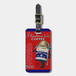WWI Instant Coffee Ad Luggage Tag