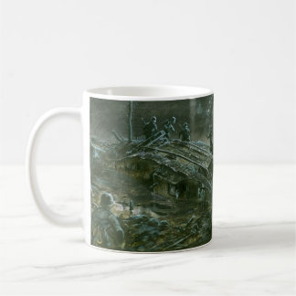 WWI Mark IV tank in no man's land Coffee Mug