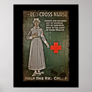 WWI Nurse Raising Funds Poster