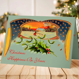 WWI Patriotic Christmas Greeting Card