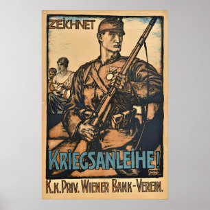 WWI Propaganda Poster Buy war bonds Imperial