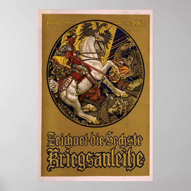 WWI Propaganda Poster Imperial Austria Hungary War (Front)
