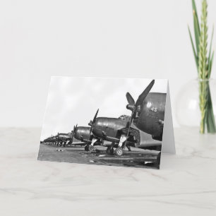 WWI - TBM's on Tarmac Card