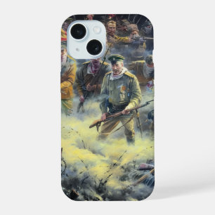 WWI Tsarist Russian Charge of the Dead Men  iPhone 15 Case