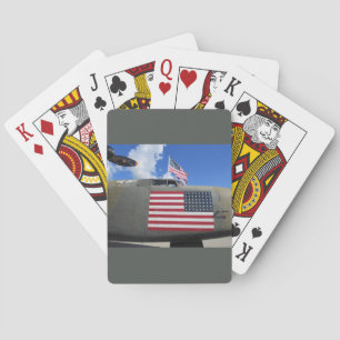 WWII aeroplane playing cards