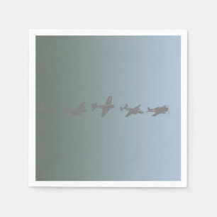 WWII Aircraft Napkin